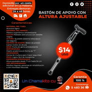🔰 AJUSTADLE 🔰 BASTON DE APOYO CON ALTURA AJUSTABLE AJUSTABLE. MENSAJERÍA CON FACTURA. TL 54833699 - Img 54790577