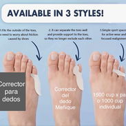 🚨 CORRECTOR PARA DEDOS DEL PIE 👣 ‼️ JUANETES, MARTILLO, MONTADOS - Img 56653284