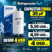 Capacitor CBB60 de 35 µF AACORE SUPPLY | Desde 4 USD - Img 58274676