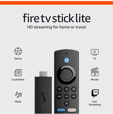 Amazon Fire TV Stick Lite control remoto por voz Alexa - Img 64507493