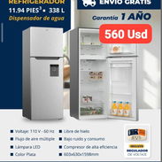 Refrigerador Eko 11.94 pies con dispensador de agua, Garantía de 1 año, Entrega gratis para toda La Habana - Img 52347340