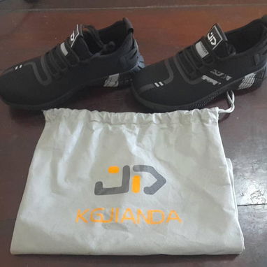 KGJIANDA Zapatos de punta de acero para hombre No. 37 NUEVOS - 7/8