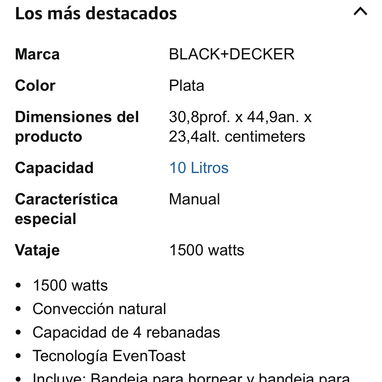 Horno Tostador Black & Decker. Nuevo - Img 114820564