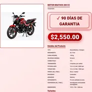 Moto Krathos 200 cc Potencia y Rendimiento Superior Cuba VPT-0210 - Img 57972192