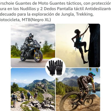 Guantes para Moto y Bicicleta Xl - 4/4