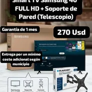 Smart TV Samsung 40 " FULL HD + Soporte de Pared, Garantía de 1 mes, Entrega gratis según municipio - Img 57879438