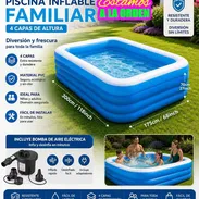 Piscina inflable familiar con su compresor - Img 55949903