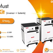 🔅Kit Must-batería 15kWh-inversor 6kW-transporte incluido-para apagones🔅 - Img 57707563