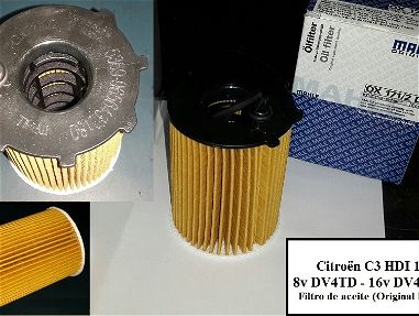 Vendo filtro de aceite para Citroën C3 HDI 1.4 Motor DV4TD 16v - Img 66717933