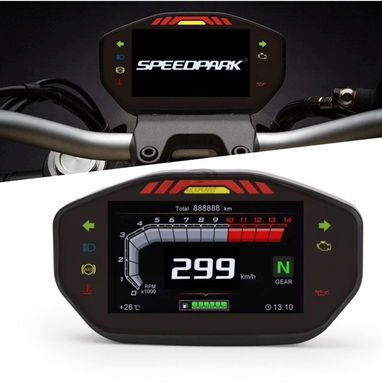 🏍️📟 Velocímetro Digital LCD Universal para Moto de Gasolina ⚡🌐 - Img 125951231