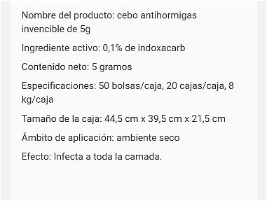 Cebo para hormigas/ veneno de hormigas - Img 66737984