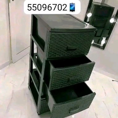 Gavetreos de plástico engomados de ratan - 6/7
