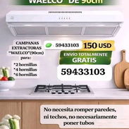 *wa.me/59433103* *✨️🤍🤍🤍#CAMPANAS #EXTRACTORAS DE #COCINA,ELIMINA GRASAS,VAPORES Y OLORES. Marca "WAELCO" *BLANCAS-COC - Img 55915552