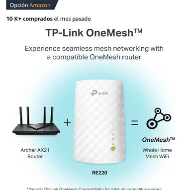 💥Repetidor Wifi con Chip Inteligente, TP-Link Extensor de Wifi💥 - Img 91598505