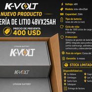 Baterías K-Volt 48x25 Preventa - Img 55798434
