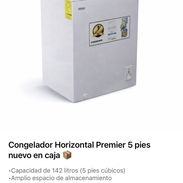 Congelador Horizontal Premier 5 pies nuevo en caja - Img 55896349