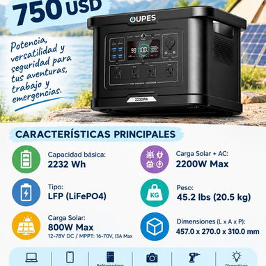 Estación OUPES 2232 Wh - 2/2