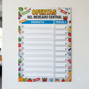 Pizarra de precios para mercado - Img 57299817