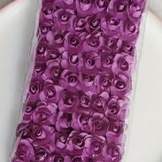 12 rositas de papel endurecido Violeta - Img 57076844