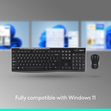 COMBO MOUSE Y TECLADO LOGITECH MK270 INALÁMBRICO FULL SIZE ENVÍO DISPONIBLE + GARANTÍA - 5/10