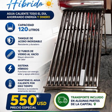Calentadores de varios litros nuevos con su trasporte incluído en la Habana - Img 123080882
