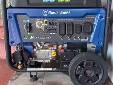 <Generador electrico Westinghouse de doble combustible con capacidad maxima de 12,500 Watts con balita de gas incluida> - Img 65644850