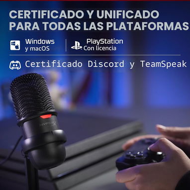 HyperX SoloCast - Micrófono de condensador USB para juegos PC, PS4, PS5 y Mac - Img 122900152