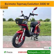 Bicimoto eléctrica Topmaq Evolution 3000 W - Img 50174239