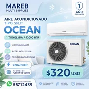 Split marca OCEAN 1 tonelada/ 12 000 BTU - Img 56078182