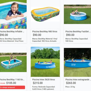 TODO EN PISCINAS INFLABLES / VARIADOS PRECIOS, MODELOS Y TAMAÑOS / BESTWAY / TODO NUEVO Y ORIGINAL / - Img 112527454