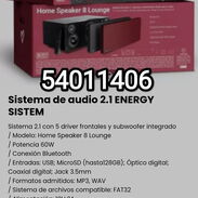 !!Sistema de audio 2.1 ENERGY SISTEM Sistema 2.1 con 5 driver frontales y subwoofer integrado!! - Img 45589843