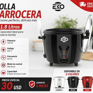 ✨ ¡OLLA ARROCERA EKO! ✨ Olla arrocera marca Eko  ✅ Capacidad: 1.8 litros  ✅ Colores , blanco , rojo ,negro  🛡️ Garantía - Img 57937577