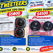 Tweeters Bala y Tweeters Marca PIONNER - Img 58278235