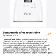 Lámpara de uñas recargable - Img 58177129