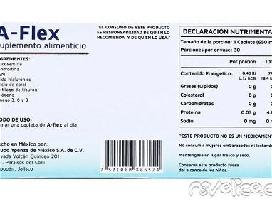 A- FLEX (Glucosamina + Condroitina + Ácido Hialuronico + Colágeno) - Img main-image-41250642