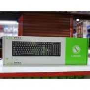 Teclado Negro de Cable usb Marca Limeide K15 Nuevo en caja. Ideal para escritorio, laptops, computadoras todo en uno - Img 55015765