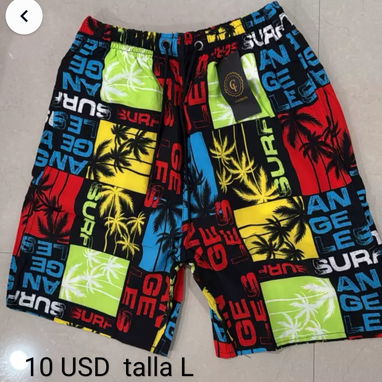 🏝️ Shorts de playa para hombre _ tallas desde la S hasta L(según el modelo) - Img 122967219