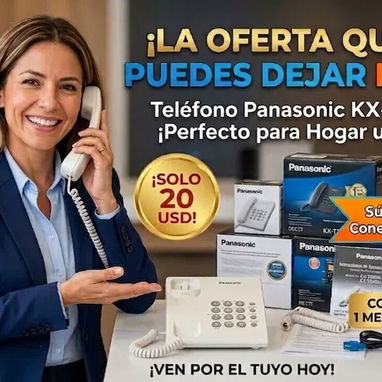 ☎️ PANASONIC ☎️ TELÉFONO FIJO PANASONIC. SERVICIO DE MENSAJERÍA CON FACTURA Y GARANTÍA. TL 54833699 - Img 124482601