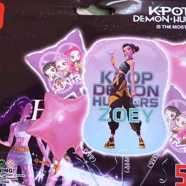 Guerreras Kpop (Set de 5 globos) - Img 120165724