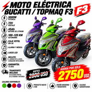 MOTO ELÉCTRICA BUCATTI / TOPMAQ F3 - Img 58083140