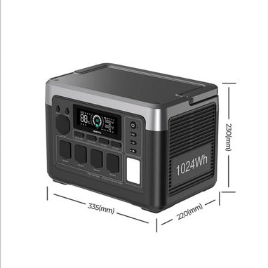 Estación de Energía Portátil OUKITEL P1000PLUS -  1024Wh, 1800W - Pico 3600W, Carga Rápida y Batería LiFePO4 🔶 - 2/3
