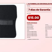 ALFOMBRILLAS UNIVERSALES PARA AUTO . - Img 57101338
