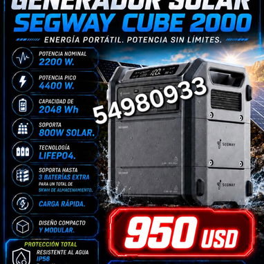 (54980933)⚡🔋 ¡QUE LOS APAGONES NO TE DETENGAN! 🔋⚡ ¿Necesitas energía cuando más la necesitas? 🔌💡 Tenemos ESTACIONES - 5/10