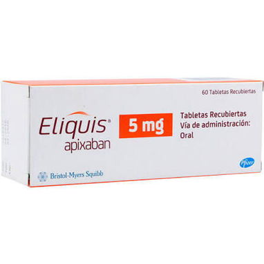Apixaban caja de 60 tabletas 5mg - Img 123905475