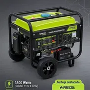 Planta eléctrica de 3500W (GASOLINA, adaptable a gas) - Img 56001922