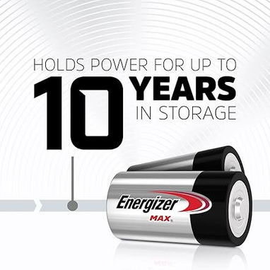 🔋 PACK 8 PILAS ENERGIZER MAX D ALCALINAS 10 AÑOS DURACIÓN LARGA VIDA ENERGÍA CONFIABLE ENVÍO + GARANTÍA - Img 120688851