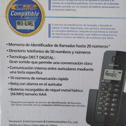 Teléfono Panasonic trae 2 teléfono transporte incluído - Img 45268749