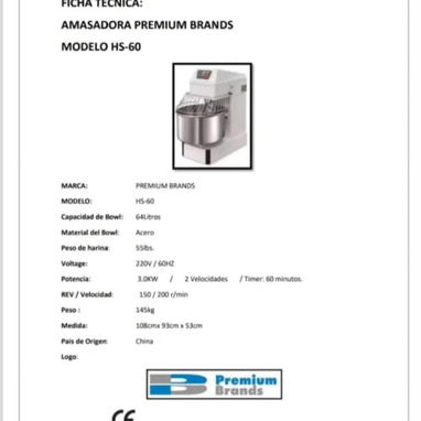 AMASADORAS PROFESIONALES: MULTIPLIQUE LA PRODUCCIÓN DE SU NEGOCIO - Img 124859953