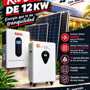 Kit solar de 12 kw  Inversor híbrido Saco para la 110/220 v de 12 kw - Img 57401249