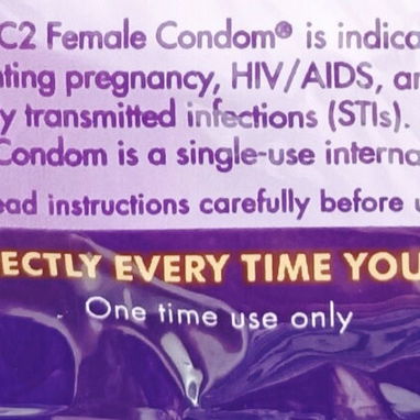 Condones (preservativos) para las damas. - 3/4